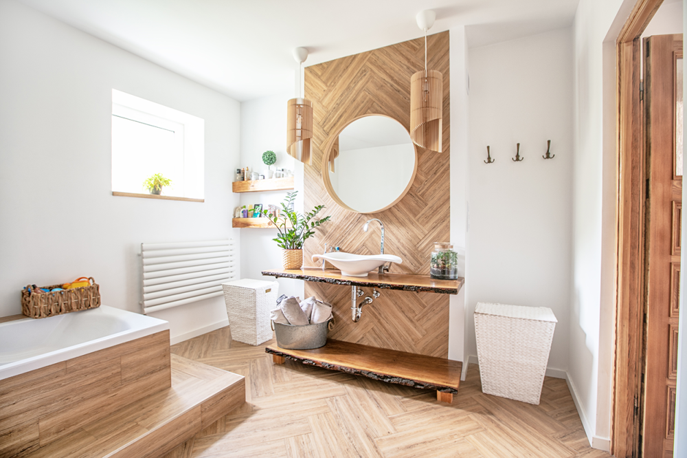 Salle de bain en bois